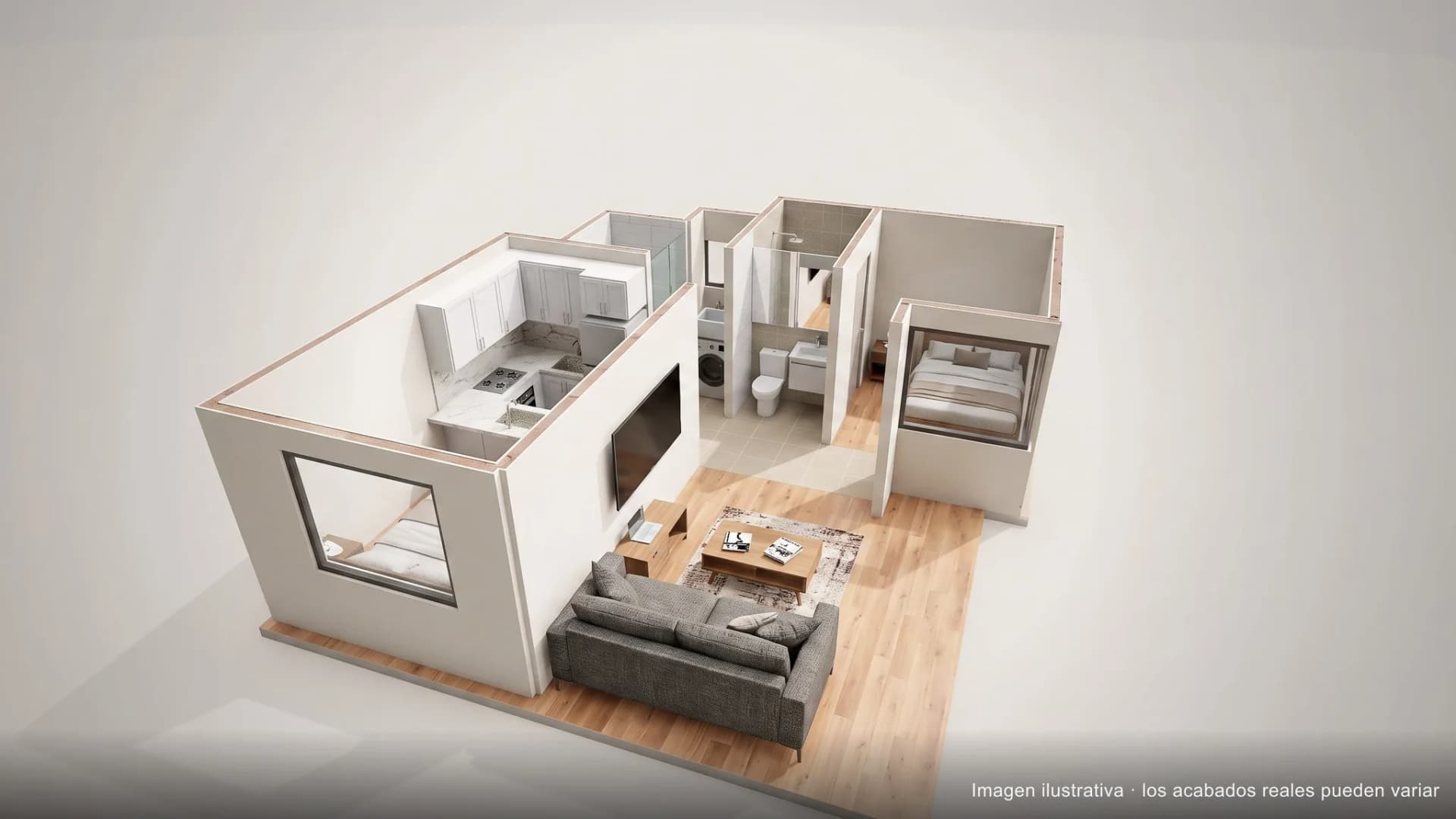 Corte del apartamento de Nova, terminado